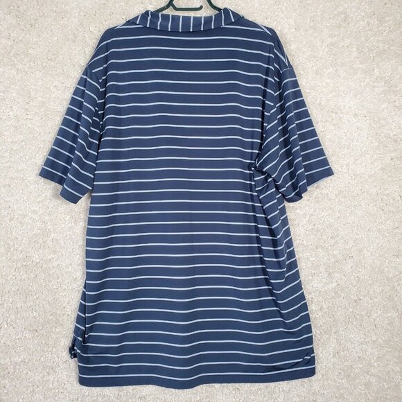Peter Millar Men Summer Comfort Polo‎ Shirt Size XL Stripe Logo Golf Casual - Picture 7 of 10